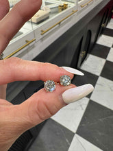 Load image into Gallery viewer, 3 CTW Lab Grown Studs