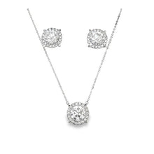 Load image into Gallery viewer, 7 CTW Halo Lab Diamond Platinum Set