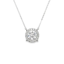 Load image into Gallery viewer, 7 CTW Halo Lab Diamond Platinum Set