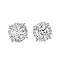 Load image into Gallery viewer, 7 CTW Halo Lab Diamond Platinum Set