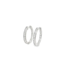 Load image into Gallery viewer, ✨1/2 Carat Sterling Lab Grown Hoops