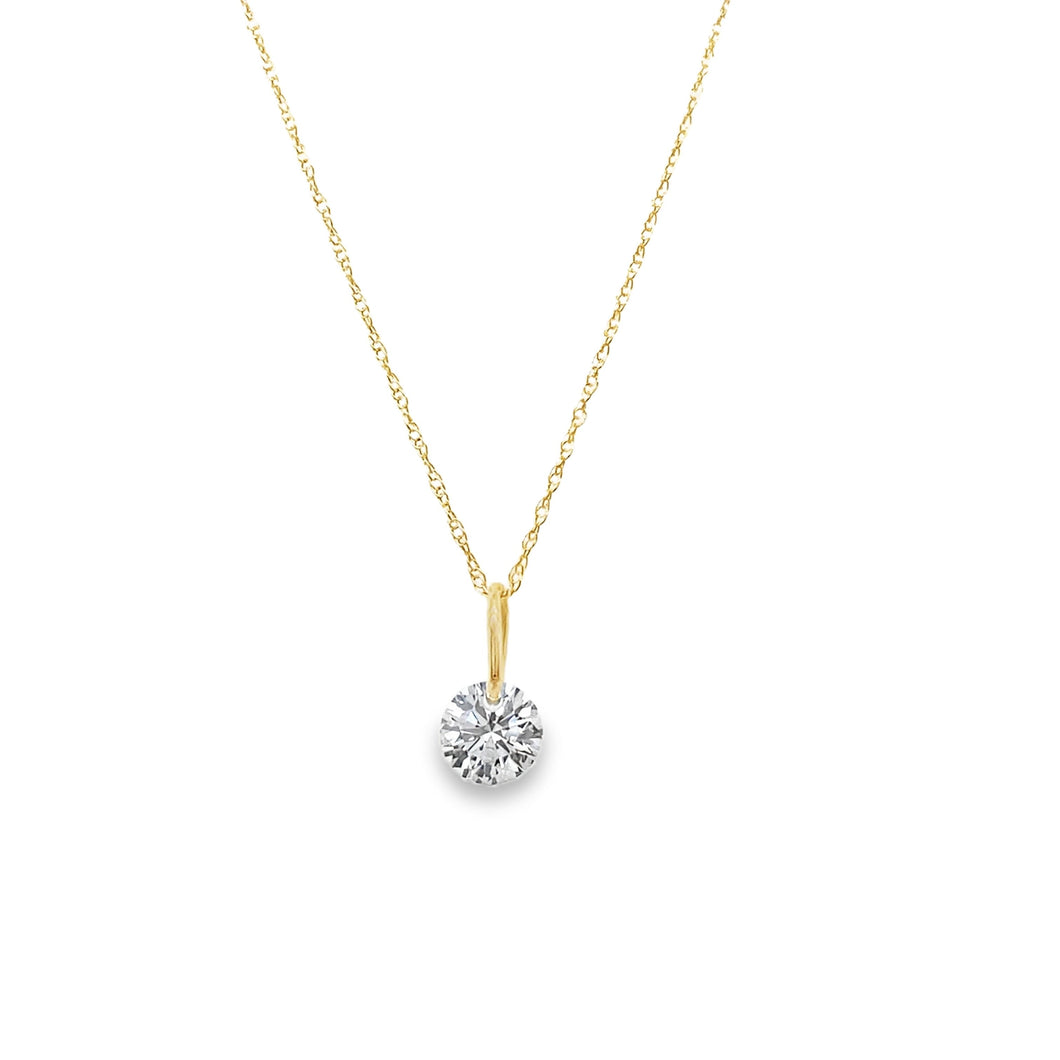 Floating Diamond Necklace