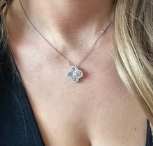 Load image into Gallery viewer, Diamond Clover Necklace
