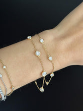 Load image into Gallery viewer, 14k Lab Diamond By The Yard Bracelets
