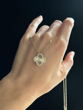 Load image into Gallery viewer, Diamond Clover Necklace
