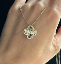 Load image into Gallery viewer, Diamond Clover Necklace
