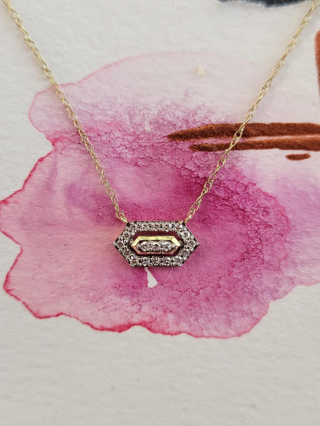 Diamond Layering Pendant Necklace