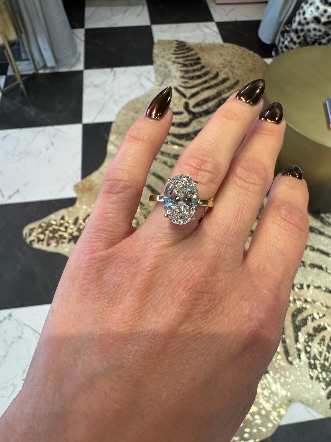 4 Carat Lab Grown Diamond Drop