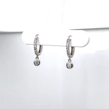 Load image into Gallery viewer, 14k Mini Dangle Hoops
