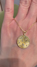 Load and play video in Gallery viewer, Starburst Disc Pendant
