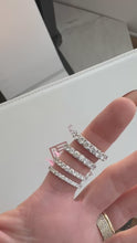 Load and play video in Gallery viewer, Big Bold &amp; Beautiful Lab Grown Diamond Anniversary Bands
