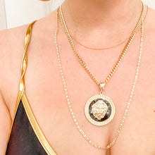 Load image into Gallery viewer, Lion Medallion Necklace
